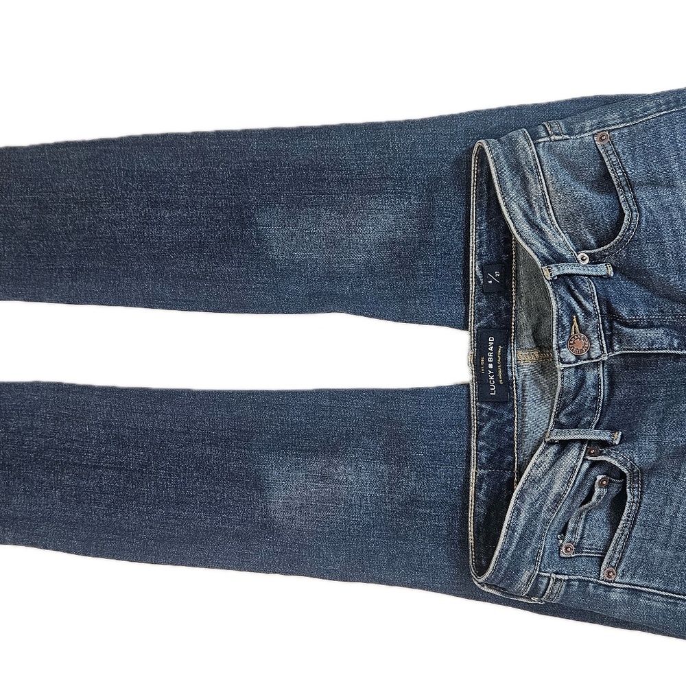 Lucky Brand Lolita Skinny Jeans Womens 4/27 Distressed Stretch Denim Blue Pants - Picture 8 of 10